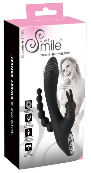 Тройной вибратор G-SPOT Sex Aura | Зображення 1