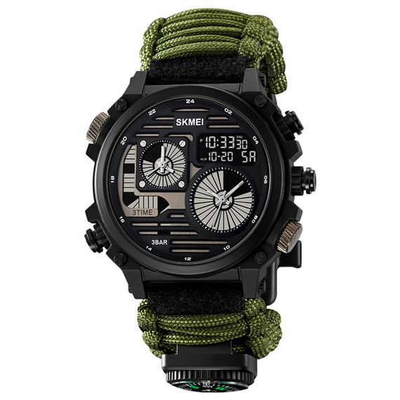 Електронний годинник Skmei 2202NAG Army Green