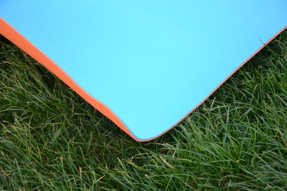 Килимок для йоги та фітнесу U-POWEX TPE Yoga mat Orange/Blue (183х61х0.6) | Зображення 9