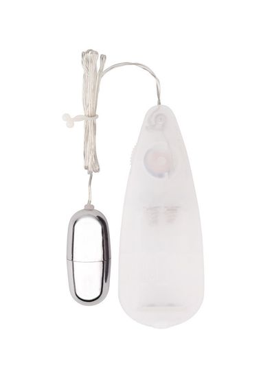 Вібропуля з пультом управління Chisa Hi-Basic My Sweetheart Bullet, срібляста sexstyle | Зображення 1