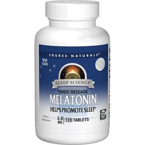 Мелатонін для сну Source Naturals Melatonin 3 mg 120 Tabs