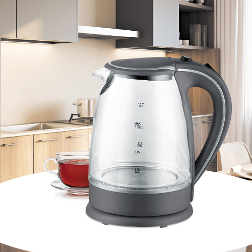 Електрочайник 1,7л 2000W скло (диск) MR-064-GREY Maestro | Зображення 5