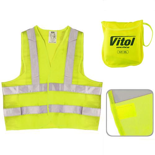 Жилет безпеки світловідбивний (yellow) 166 Y XXL | Зображення 3