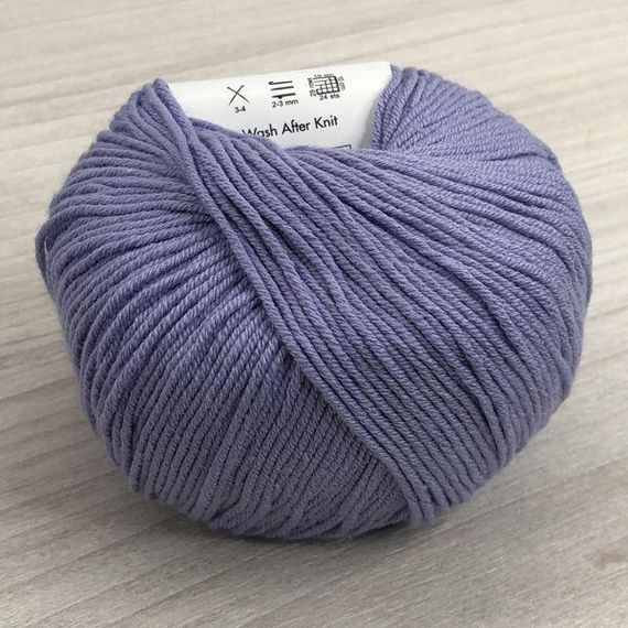 Пряжа Gazzal – Baby Cotton колір 3420 Бузковий | Зображення 1
