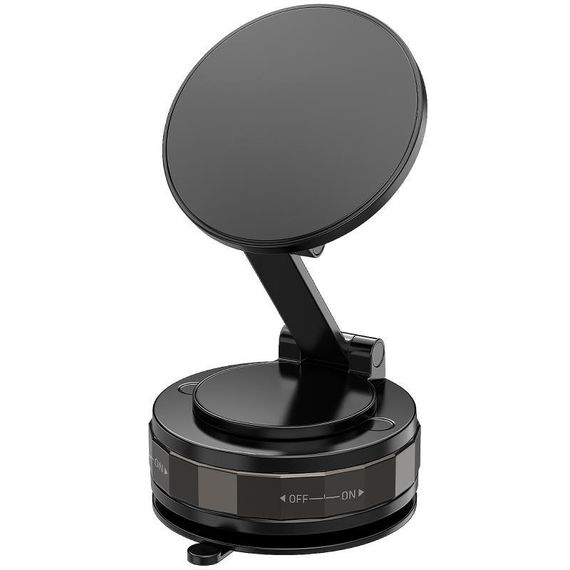 Автотримач WIWU Wi-CH057 Holdex Magnetic Car Holder with Vacuum Mount Black