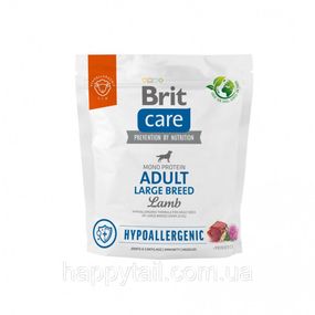 Гипоаллергенный корм Brit Care Dog Hypoallergenic Adult Large Breed (ягненок и рис), 1 кг