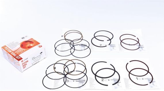 Кільця поршневі Chevrolet Aveo 1.5 76.50mm STD  1.5x1.5x2.0  к-кт на 4 поршня  PR-CHE-49-1405-000-S