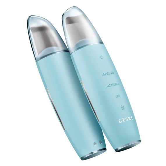 Мікрострумовий скрабер для шкіри та усунення чорних точок GESKE MicroCurrent Skin Scrubber&Blackhead Remover 9в1 magenta, Бірюзовий | Зображення 5