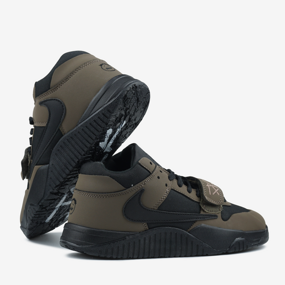 Кросівки Jordan x Trav3is Sco3tt Cut The Check Jumpman Jack Dark Mocha, В'єтнам 2059 40 | Зображення 8