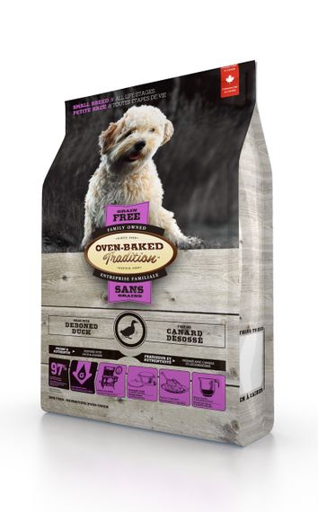 Корм Oven-Baked Tradition Dog Small Breed Duck Grain Free сухий з качкою для собак малих порід 2.27 кг
