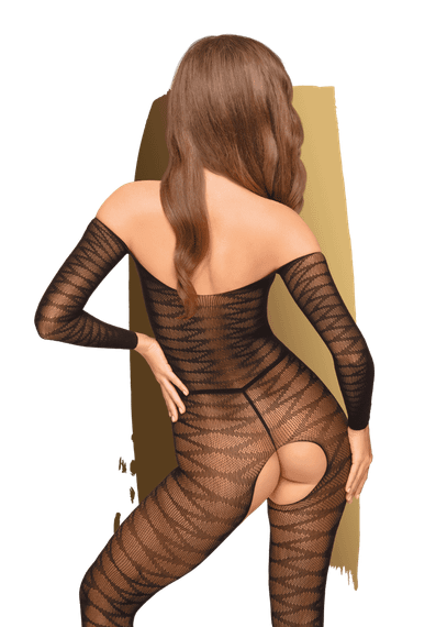 Бодістокінг комбінезон із довгими рукавами Penthouse Dreamy Diva, Чорний, S, M, L, S/M/L | Зображення 1