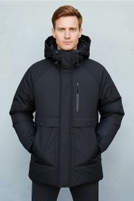 Чоловічий Пуховик Sun`s House  розмір: 2XL Чорний (арт. RC-RW-7-black)