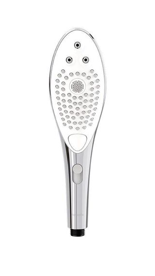 Насадка-стимулятор для душу 2в1 Womanizer Wave Chrome, масажер для інтимних зон | Зображення 1
