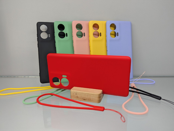 Motorola Edge 50 Fusion Протиударный чохол Софт Тач чохол червоний