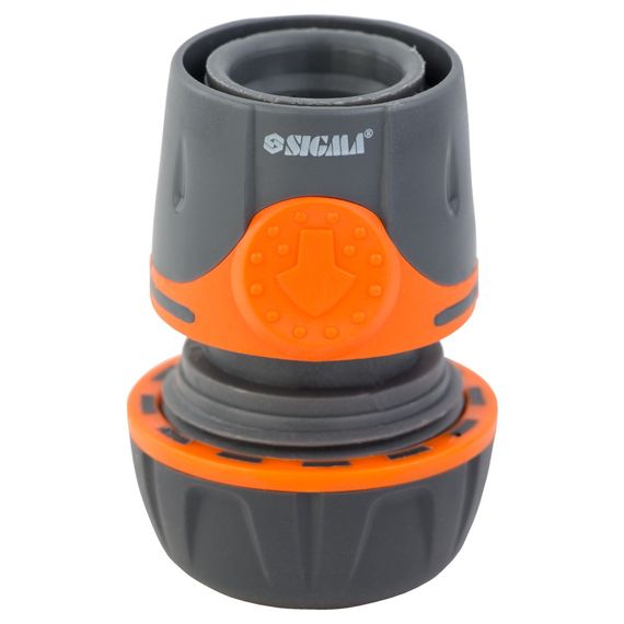 Конектор 1/2" Flora швидкознімний для шланга 3/4" аквастоп (ABS+TPR) (5015514) | Зображення 5