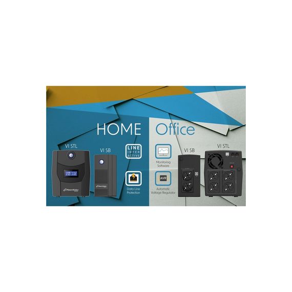 Пристрій безперебійного живлення PowerWalker Basic VI 3000 STL LCD (10121194) | Зображення 3