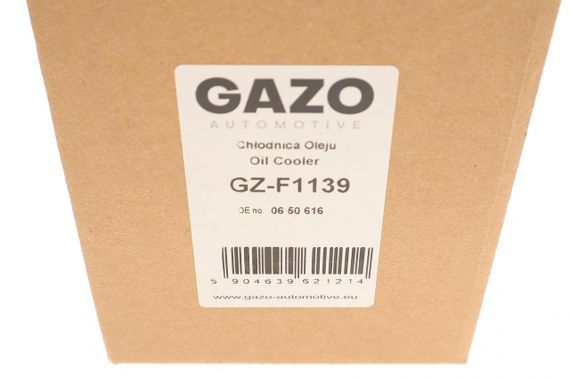Радиатор масляный Opel Astra G Combo 1.7DTI 02-  теплообменник  GZ-F1139 | Зображення 7