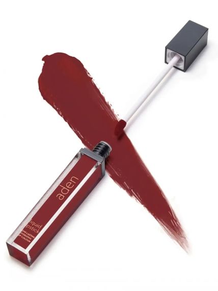 Суперстійка рідка помада для губ Aden Liquid Lipstick - №23 Currant (7 ml) | Зображення 1