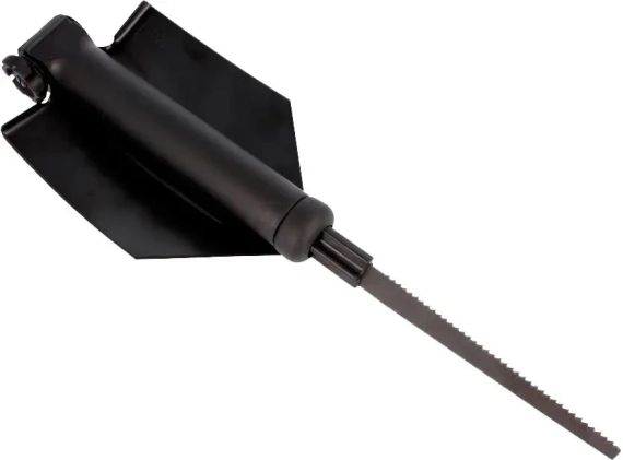 Лопата розкладна Glock Entrenching Tool з пилкою. Без чохла. Колір - чорний | Зображення 2