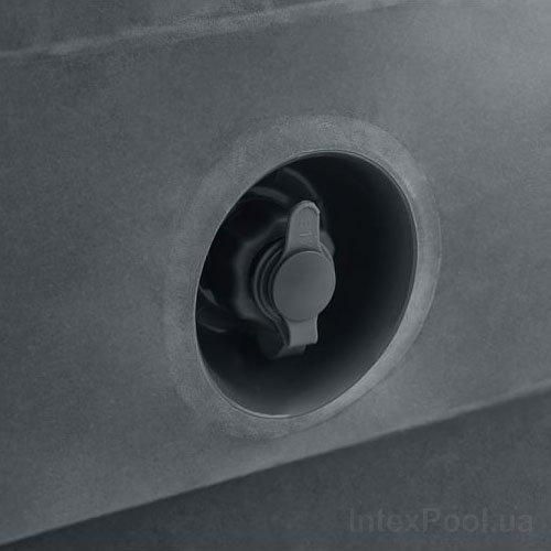 Надувной диван Intex 66552, 203 х 224 х 66 см. Флокированный диван трансформер 2 в 1 | Зображення 5
