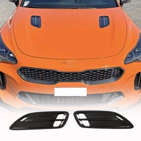 Накладки на капот (Карбон) для Kia Stinger 2017-2023 рр
