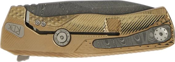 Ніж Lionsteel ROK Damascus Titanium Gold | Зображення 2