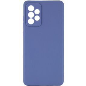 Силіконовий чохол Candy Full Camera для Samsung Galaxy A72 4G / A72 5G Голубой / Mist blue