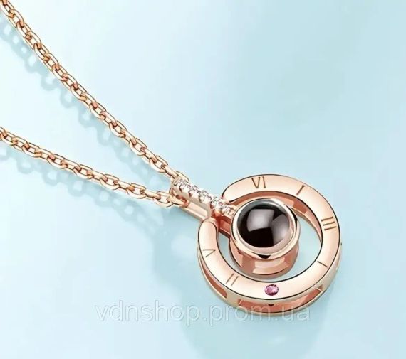 New Кулон подвеска с проекцией I love you Я тебя люблю на 100 языках мира в форме сердца | Зображення 6