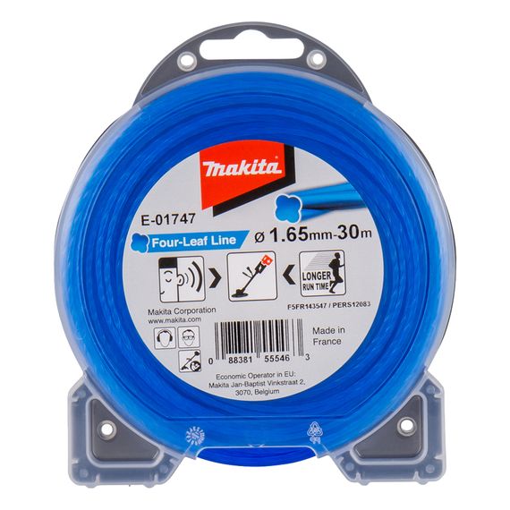 Жилка косильная 1.65 мм "четырехлистник" Makita E-01747 (30 м)
