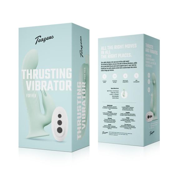 Вібратор-кролик Teazers Thrusting Vibrator | Зображення 4