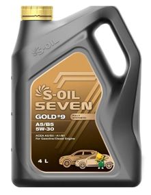 Моторна олива S-OIL 7 GOLD #9 A5/B5 5W-30 4л.