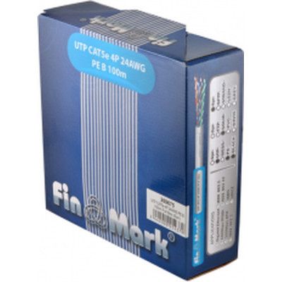 Кабель сетевой FinMark UTP 100м CAT5e 4P 24AWG PE B Pull Box (269675) | Зображення 2