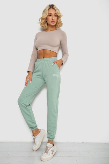 Спортивные штаны женские, цвет мятный, 238R5052-1 | Зображення 1
