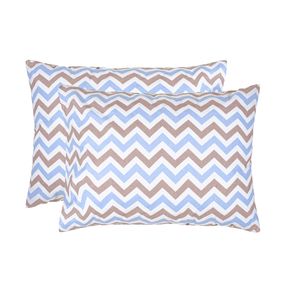 Набір наволочок Home Line 65274 Україна 50x70  Бавовна Коричневий, Блакитний