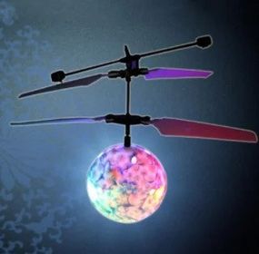 Игрушка летающий музыкальный шар «Flying Ball» Sensor Led подсветка с прочного пластика EL-1275