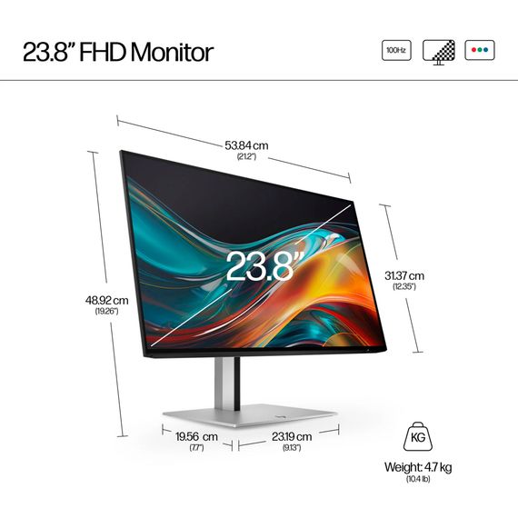 Монітор HP S7 Pro 724pf (8X530AA) | Зображення 8