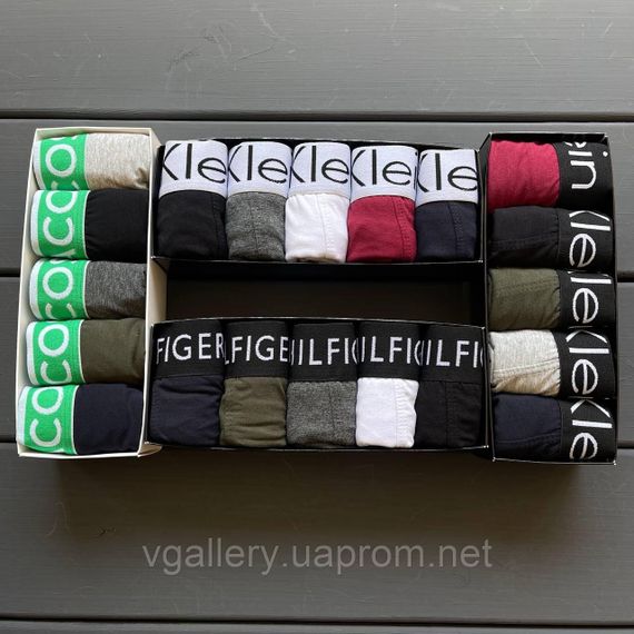 Подарочный комплект трусов Calvin Klein, мужские трусы Кельвин Кляйн в коробке на 3 штук, набор трусов Модал | Зображення 1