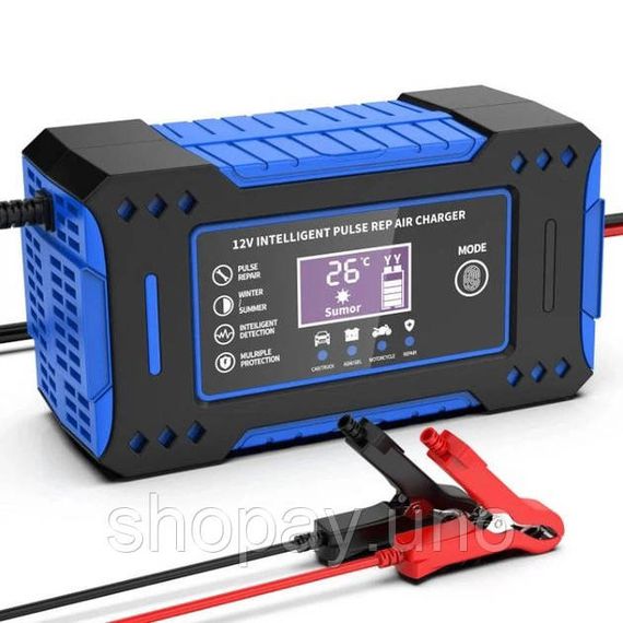 Зарядное устройство Интеллектуальный Pulse Repair 12V 6A с функцией восстановления аккумуляторов XC-49 | Зображення 3