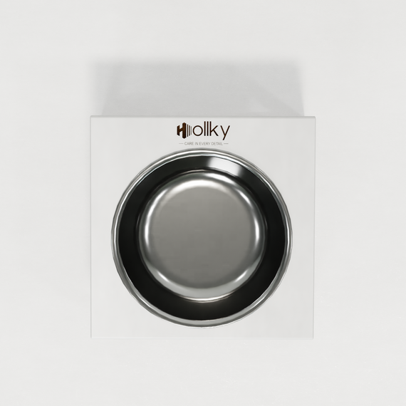 Миска на подставке для кошек и маленьких собак Hollky Base Solo S (1 × 0,45 л) Solo S-18187-GLWH | Зображення 8