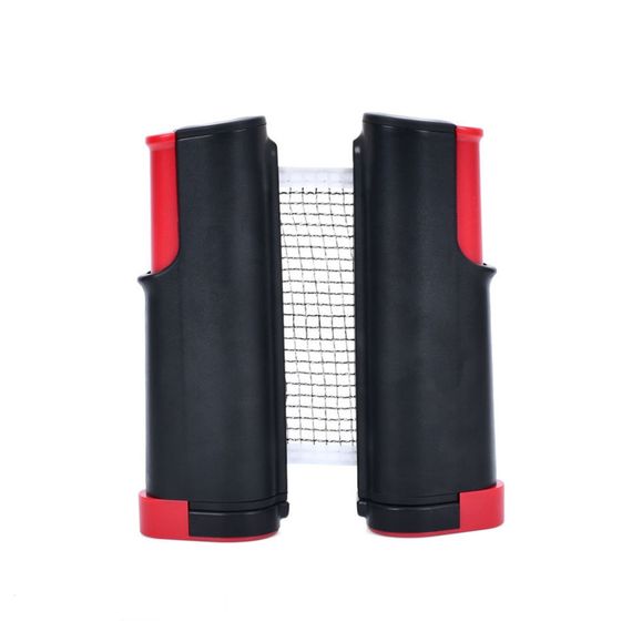 Сітка для настільного тенісу з фіксаторами для столу MS 4176(Black-Red) довжина 165 см