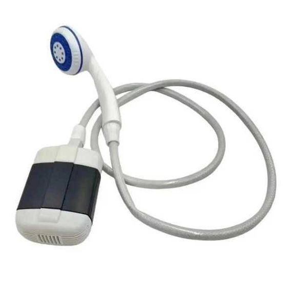 Душ портативний кемпінговий з акумулятором і USB Силіконовий шланг