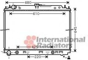 Радіатор охолодження NISSAN PATHFINDERNAVARA 25DCi AT 05- (Van Wezel) VAN WEZEL 13002297 на NISSAN ARMADA (R51)