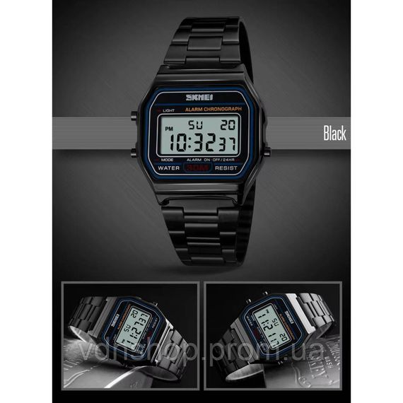 Часы retro vintage SKMEI 1123BK, Водонепроницаемые мужские часы винтажные на цепочке BU-76