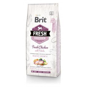 Корм Brit Fresh Chicken with Potato Puppy Healthy Growth з куркою та картоплею для цуценят 12 кг