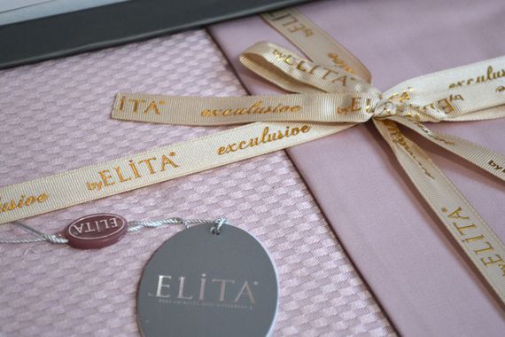 Постельное белье Elita Exclusive Jacquard Bamboo 200 х 220 см Pudra | Зображення 2