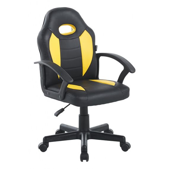 Кресло геймерское Bonro B-043 черно-желтое игровое компьютерное 42400423