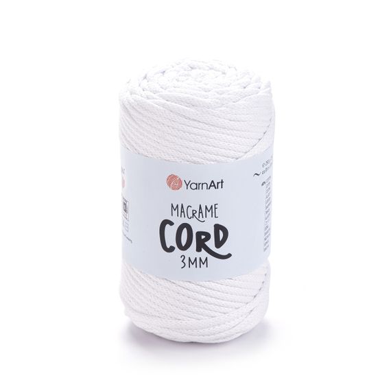 Пряжа Macrame Cord 3 mm № 751 (Макраме Корд), 250 г, 85 м — Бавовняний шнур для в’язання та макраме