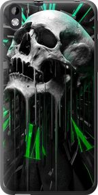 Чехол на HTC Desire 816 Череп-часы "4100u-169-17620"