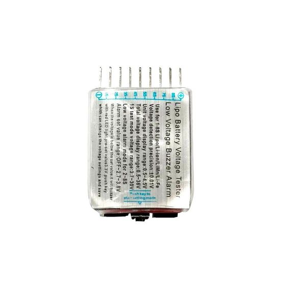 Індикатор розряду акумулятора Li-Po, Li-Ion 1-8S | Зображення 1