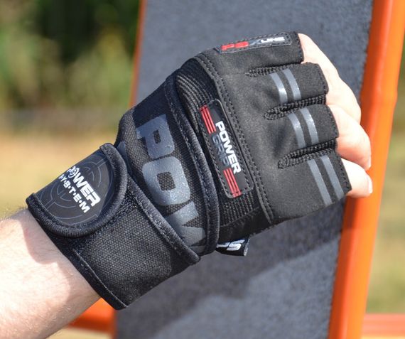 Рукавички для фітнесу Power System PS-2800 Power Grip (Black) XXL | Зображення 2